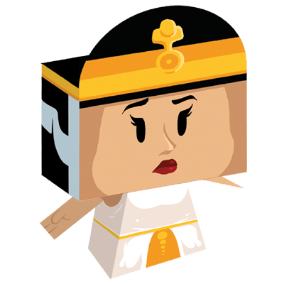 paper toy cleopatre