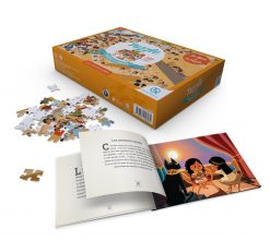 puzzle et livre egyptien